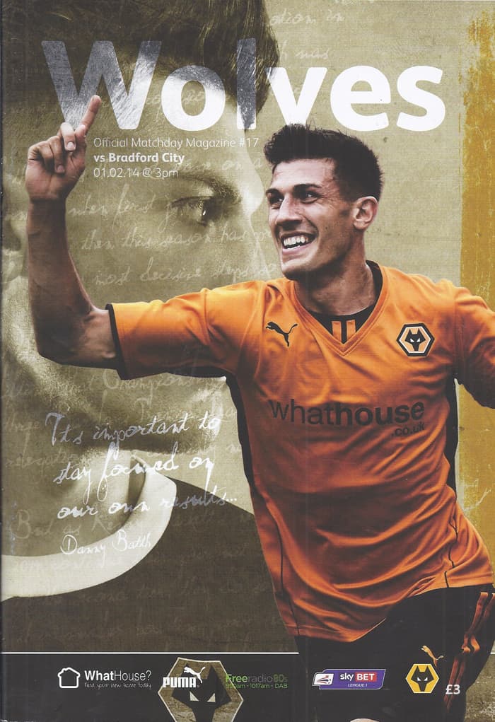 Wolverhampton Wanderers FC v Bradford City FC